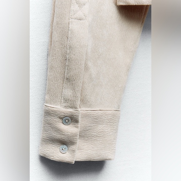 Zara Beige Corduroy Top and Pants - Picture 8 of 12